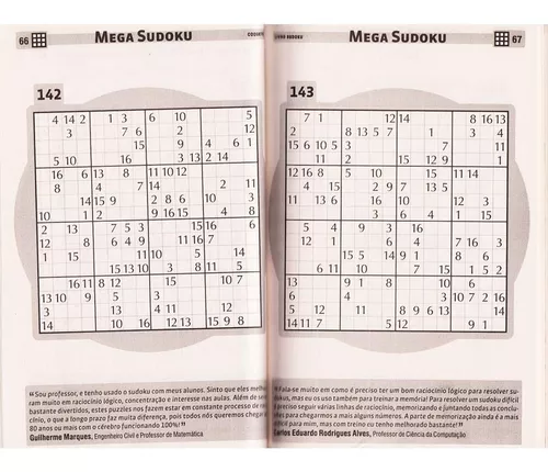 Revista Coquetel - Sudoku Fácil, Médio e Difícil - 200 Jogos