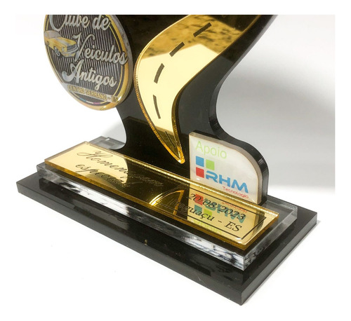30 Troféus De Luxo Acrilico Lembrança Para Evento