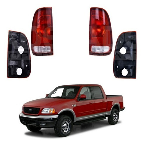 Par Calavera Ford Pickup F150 Lobo 97 98 99 00 01 02 03 Depo