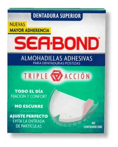Sea Bond Almohadillas Adhesivas Superior X 18 Unidades