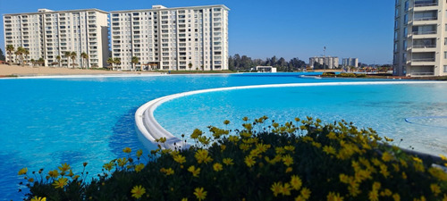 Precioso Dpto Condominio Laguna Bahia-algarrobo.