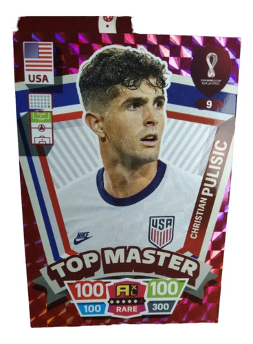 Adrenalyn Qatar 2022 Panini Christian Pulisic Top Master