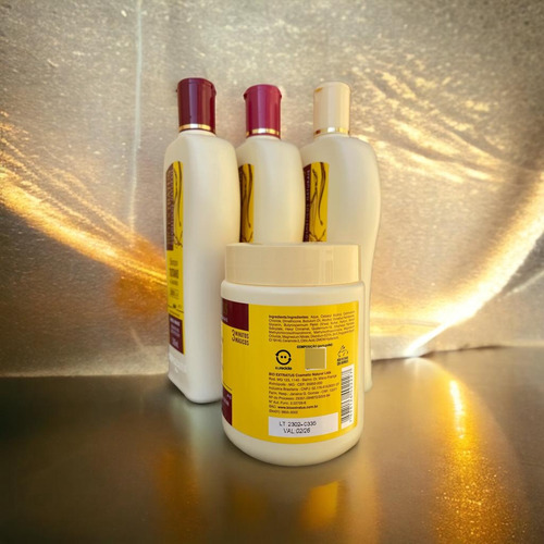 Kit 1 Shamp 1 Creme Silicone 1 Cond.1 Bho Creme Tutano 500ml