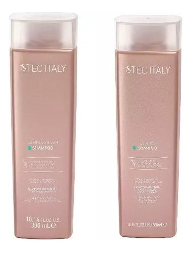 2 Shampoo Lumina Silver Tec Italy 