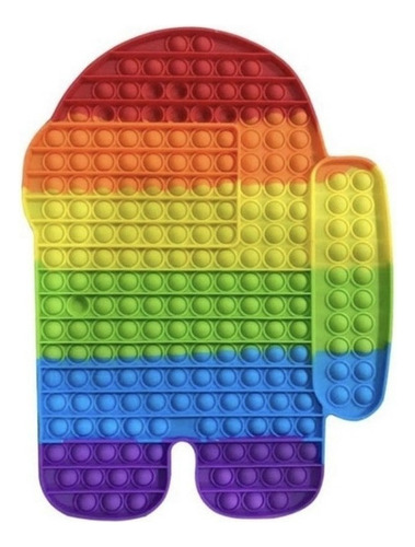 C. 2 Piezas Juguete Fidget Pop It! - Gigante (40 Cm X 30 Cm)