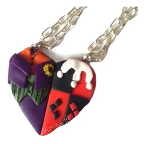 Collares Dobles Amor Dc Pareja Joker Y Harley Quinn Guasón | MercadoLibre Collares Dobles Amor Dc Pareja Joker Y Harley Quinn Guasón | MercadoLibre
