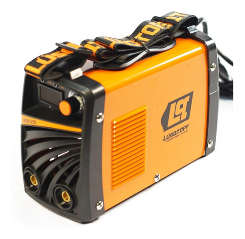 Imagen 4 de 6 de Soldadora inverter Lüsqtoff Inverter Iron-250 naranja y negra 50Hz/60Hz 220V