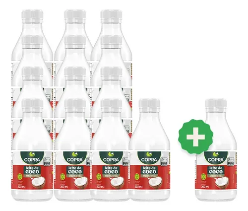 Kit Compre 13 Leve 14 Leite De Coco Tradicional 200ml Pet
