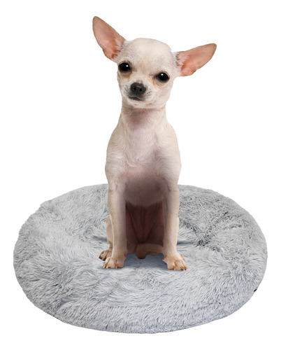Cama Antiestres Para Mascota Premium Perro Gato 40x40x18 Cm