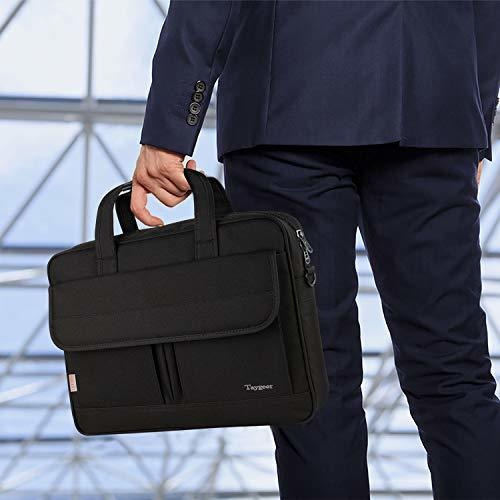 Bolsa Para Computadora Portatil De 15.6 Pulgadas, Maletin De Color Negro