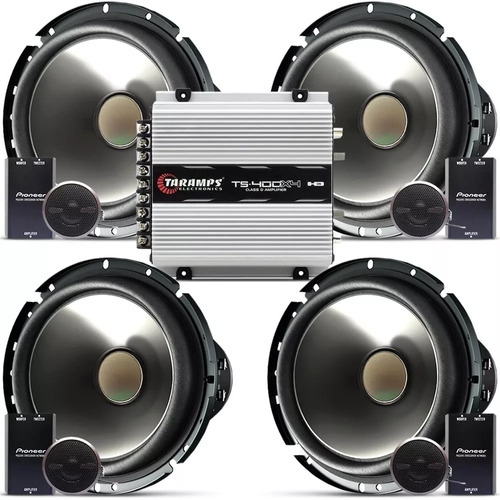 Módulo Taramps Ts400x4 400w Rms 2 Ohms A. Pot