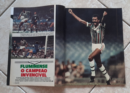 Revista Placar 695 Fluminense Campeão Guanabara 1983 Pôster (Usado)