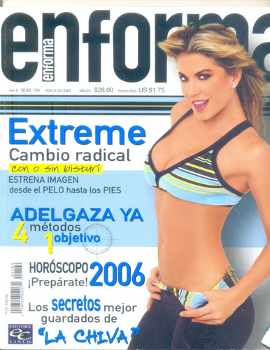 Revista En Forma Edición De Enero De 2006 La Chiva