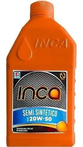 Aceite De Motor Inca 20w50 Semi Sintetico Tienda