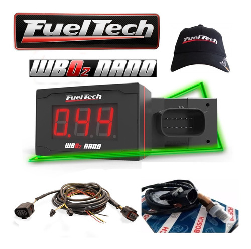 Fueltech Wideband O2 Nano C Sonda 4.2 E Chicote 4.5m +brinde