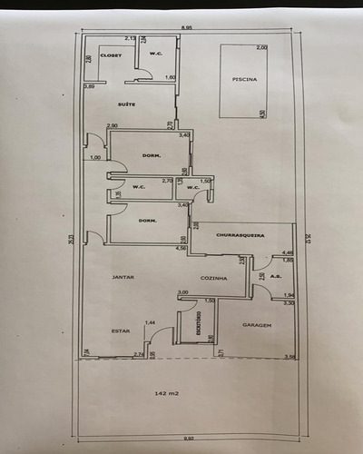 Imagem 5 de 5 de Casa 142m² 3 Dormitórios 1 Suíte Com Closet , Com Piscina , No Jardim Mantova Indaiatuba Sp - Ca01066 - 69953033