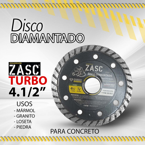 Disco Diamantado 4.1/2  Seal Tools Turbo P/concreto / 08896