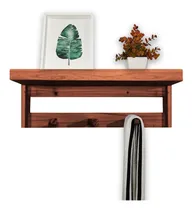 Comprar Perchero Pared 40 Escandinavo Estante Repisa Madera Oferta