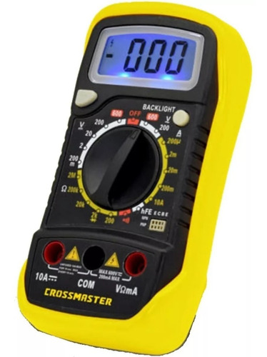 Imagen 1 de 6 de Tester Multimetro Digital Md-97 Crossmaster Visor Con Luz