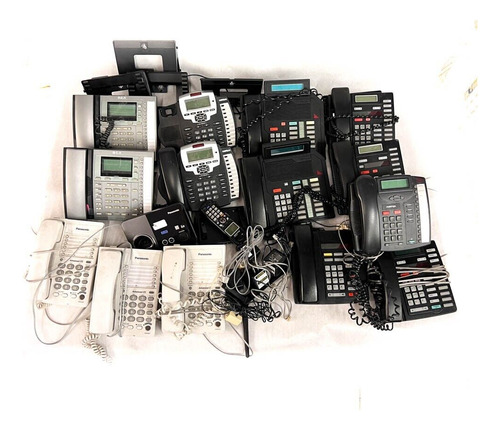 15 Pcs Lot Business Phones Aastra Mitel Nortel Meridian  Eeh