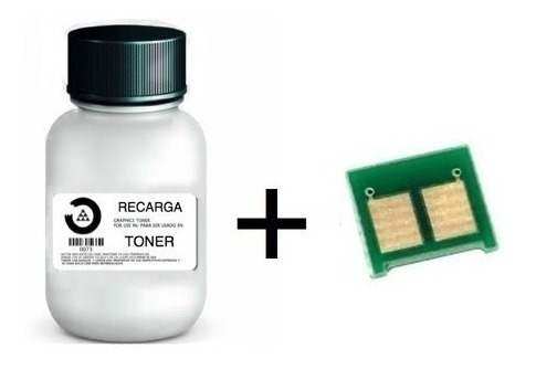 Recarga Para Cp 1025 Ce 310 Polvo + Chip 1 Color 126a 