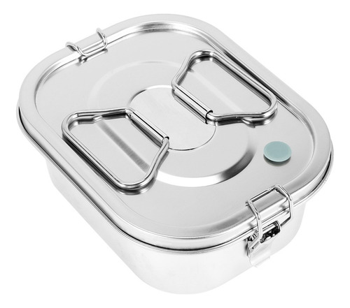` Fiambrera De Acero Inoxidable, Caja Bento De Metal Que