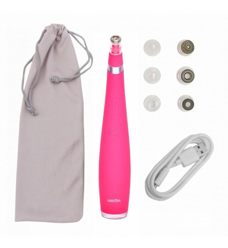 Microdermoabrasion Digital Punta Diamante Vacum Succion 4en1 Peeling Facial - Limpieza Rostro - Piel Brillantes Y Sana