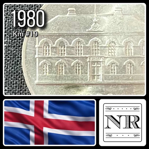 Islandia - 50 Kronur - Año 1980- Km #19 - Edificio