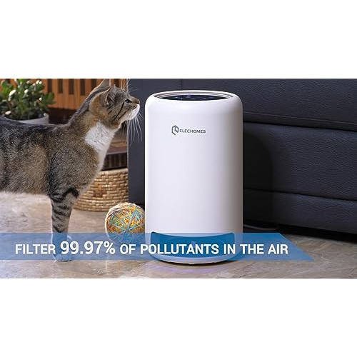 Purificador De Aire Ox300 Hepa Hogar Filtración De 4 E...