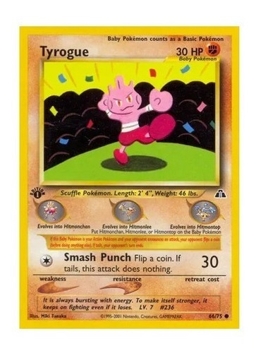 Tyrogue (neo Genesis) Pokémon