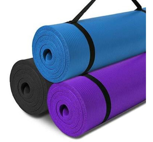 Yoga Mat De 15mm 180cm X 80cm Premiun + Correa Sujetador