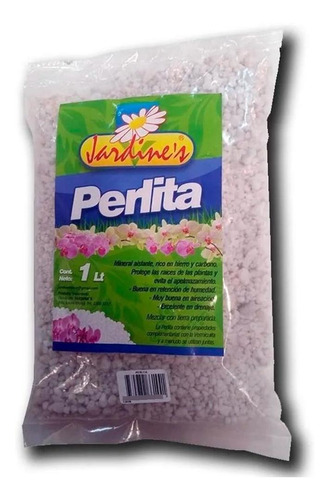 Perlita 1lt Protege Las Raíces De Las Plantas, Jardines G P