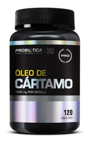 Óleo De Cártamo - 120 Capsulas - Probiótica