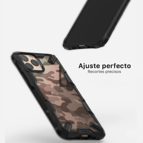 Imagen 8 de 9 de Funda Para iPhone 13 Pro Max Ringke Fusion X Negra Resisten