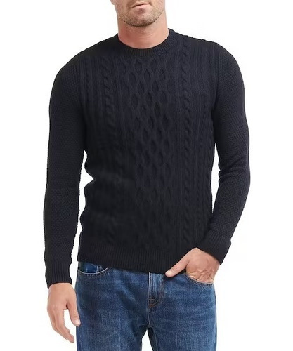 Sweater Trenzas Iconic Black Basement Falabella