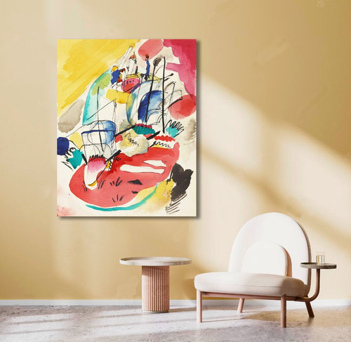 Cuadro Decorativo Moderno Improvisación 31 Kandinsky 80x60