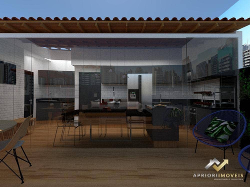 Cobertura Com 2 Dormitórios À Venda, 100 M² Por R$ 435.000,00 - Vila Bastos - Santo André/sp - Co0436
