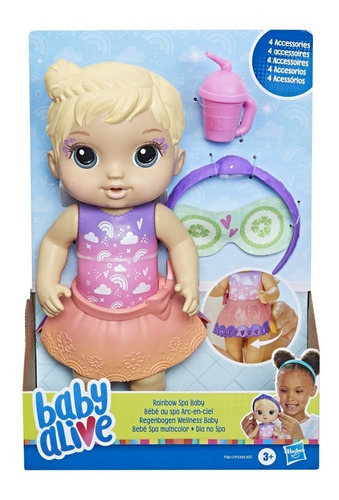 Muñeca Baby Alive Bebé Spa Multicolor - Rubia / Diverti