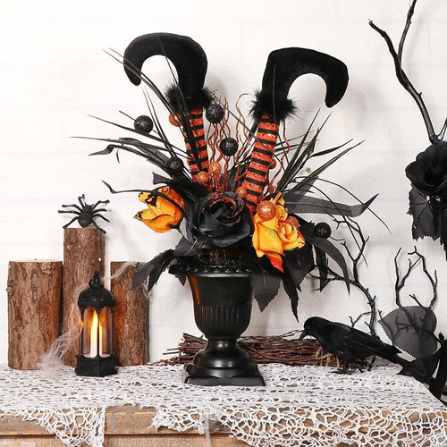 S-deal Decoraciones De Halloween Mesa Flores Artificiales, B