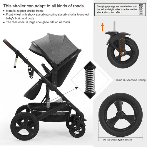 Cochecito De Bebé Para Recién Nacido, Cynebaby 2 En 1