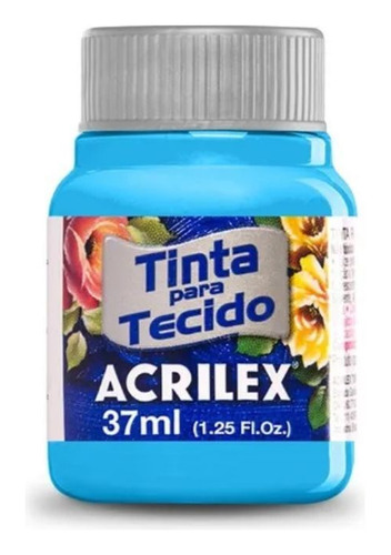 Tinta Tecido Fosca 37ml Azul Mar Acrilex