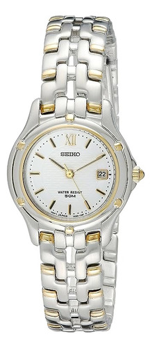 Reloj Pulsera Seiko Sxe586 Le Grand Sport Dos Tonos Mujer