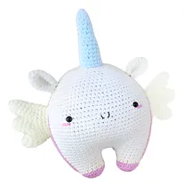 Comprar Unicornio Kawai Amigurumi Crochet Muñeco Tejido A Mano
