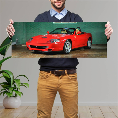 Cuadro 30x80cm Auto 2000 Ferrari 550 Barchetta P 327