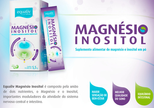 Equaliv Magnésio Inositol - Creatina - Probiguti - 1 Sachê