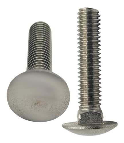 Tor Coche Inox 3/16 X 2 Tuerca Y Rondanas // 20 Pzas