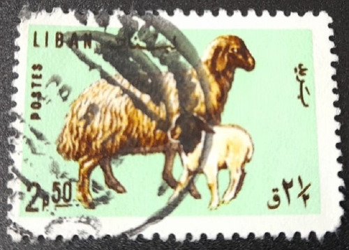 Sello - Libano - 1965 Fauna Domestica