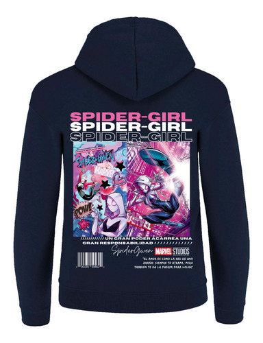Sudadera Marvel Spidergwen Clasica Novios Delux