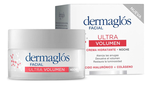 Crema De Noche Dermaglos Ultra Volumen 50 G