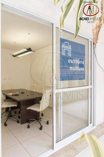 Apartamento Com 2 Dormitórios, 1 Suite E 1 Vaga Coletiva Suficiente À Venda, 68 M² Por R$ 535.000 - José Menino - Santos/sp - Ap10116